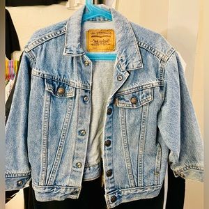 Kids Orange Tab Denim Jacket - 1980s VTG Levi’s (7)